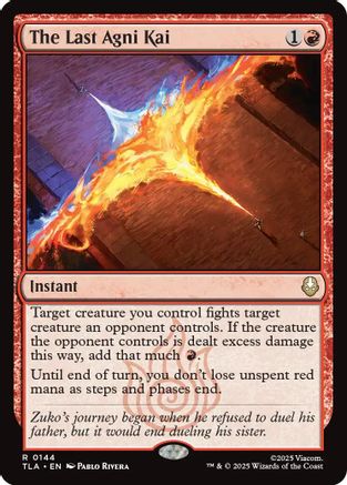 The Last Agni Kai (TLA-144)  Foil - Avatar: The Last Airbender