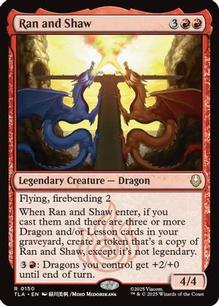 Ran and Shaw (TLA-150)  Foil - Avatar: The Last Airbender