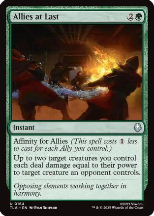 Allies at Last (TLA-164)  Foil - Avatar: The Last Airbender