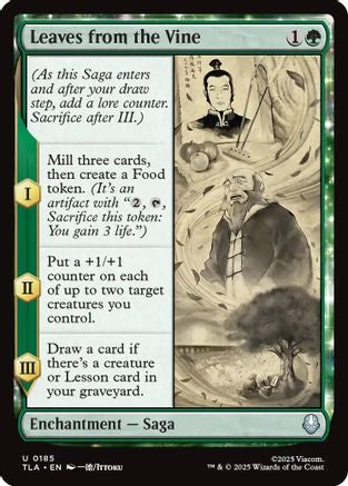 Leaves from the Vine (TLA-185)  Foil - Avatar: The Last Airbender