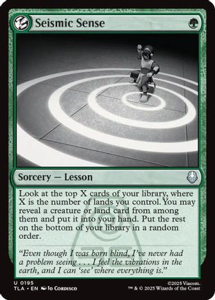 Seismic Sense (TLA-195)  Foil - Avatar: The Last Airbender