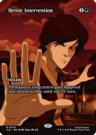 Heroic Intervention (Borderless) (TLE-043)  - Avatar: The Last Airbender: Eternal-Legal