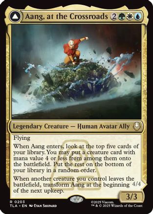 Aang, at the Crossroads (TLA-203)  Foil - Avatar: The Last Airbender