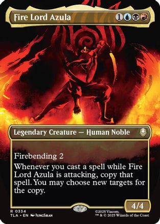 Fire Lord Azula (0334) (Borderless) (TLA-334)  - Avatar: The Last Airbender