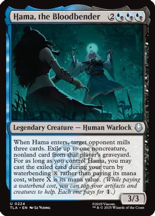 Hama, the Bloodbender (TLA-224)  Foil - Avatar: The Last Airbender