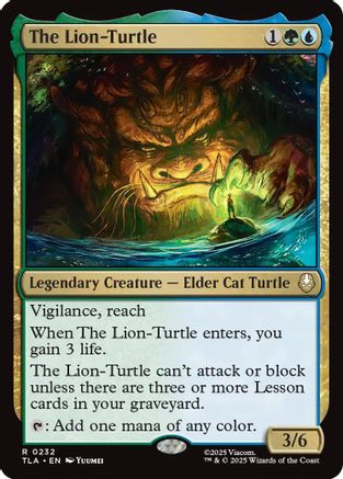 The Lion-Turtle (TLA-232)  Foil - Avatar: The Last Airbender