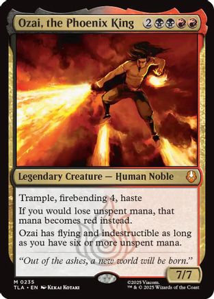 Ozai, the Phoenix King (TLA-235)  Foil - Avatar: The Last Airbender