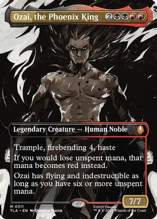 Ozai, the Phoenix King (0311) (Borderless) (TLA-311)  Foil - Avatar: The Last Airbender