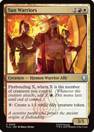 Sun warriors (TLA-244) - Avatar: The Last Airbender Foil