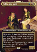 Sokka and Suki (Borderless) (TLE-071)  Foil - Avatar: The Last Airbender: Eternal-Legal