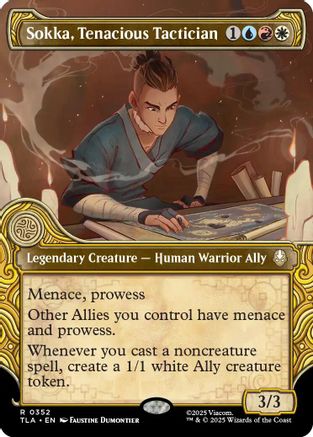 Sokka, Tenacious Tactician (Showcase) (TLA-352)  Foil - Avatar: The Last Airbender