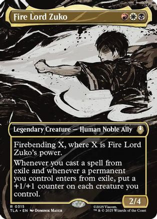 Fire Lord Zuko (Borderless) (TLA-315)  - Avatar: The Last Airbender