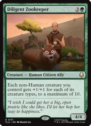 Diligent Zookeeper (TLA-171)  Foil - Avatar: The Last Airbender