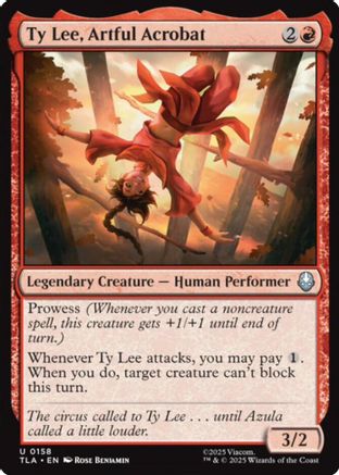 Ty Lee, Artful Acrobat (TLA-158)  Foil - Avatar: The Last Airbender