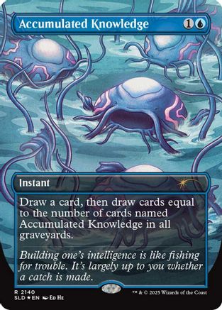 Accumulated Knowledge (SLD-2140)  Foil - Secret Lair Drop Series
