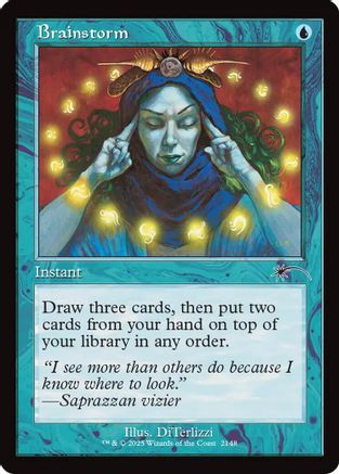 Brainstorm (2148) (Retro Frame) (SLD-2148)  - Secret Lair Drop Series