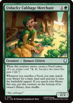Unlucky Cabbage Merchant (TLA-201)  - Avatar: The Last Airbender