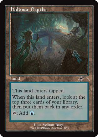 Halimar Depths (Retro Frame) (SLD-2159)  - Secret Lair Drop Series