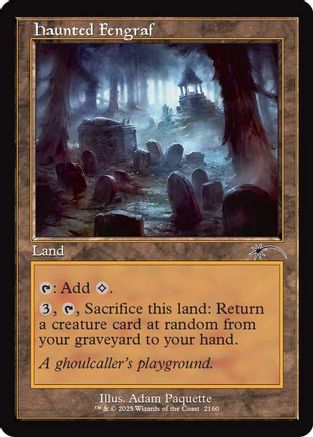 Haunted Fengraf (Retro Frame) (SLD-2160)  - Secret Lair Drop Series