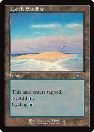 Lonely Sandbar (Retro Frame) (SLD-2161)  - Secret Lair Drop Series