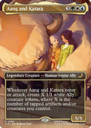 Aang and Katara (Borderless) (TLE-069)  Foil - Avatar: The Last Airbender: Eternal-Legal