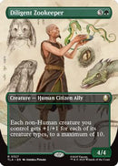 Diligent Zookeeper (Borderless) (TLA-327)  Foil - Avatar: The Last Airbender