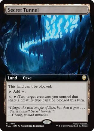 Secret Tunnel (Extended Art) (TLA-392)  Foil - Avatar: The Last Airbender