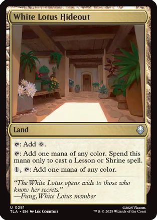 White Lotus Hideout (TLA-281)  Foil - Avatar: The Last Airbender