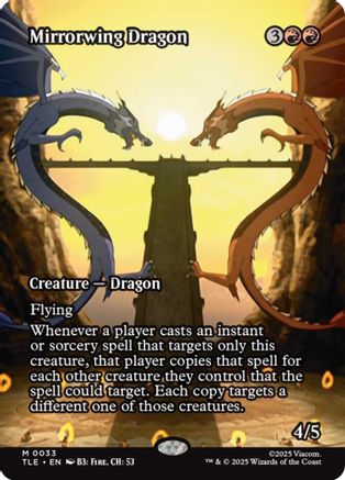 Mirrorwing Dragon (Borderless) (TLE-033) - Avatar: The Last Airbender: Eternal-Legal