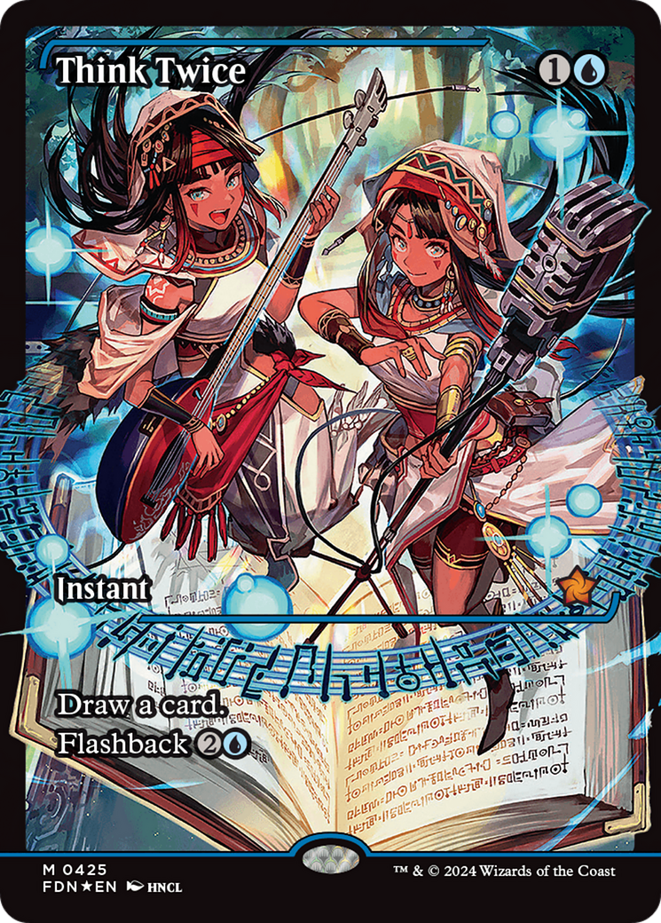 Think Twice (Showcase) (FDN-425)  Foil - Foundations: (Showcase)