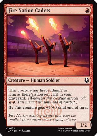 Fire Nation Cadets (TLA-134)  Foil - Avatar: The Last Airbender