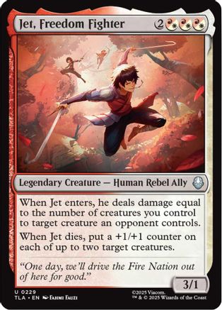 Jet, Freedom Fighter (TLA-229)  - Avatar: The Last Airbender