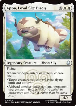 Appa, Loyal Sky Bison (TLA-009)  Foil - Avatar: The Last Airbender