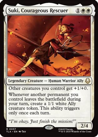 Suki, Courageous Rescuer (TLA-037)  - Avatar: The Last Airbender
