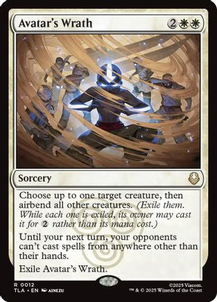Avatar's Wrath (TLA-012)  Foil - Avatar: The Last Airbender