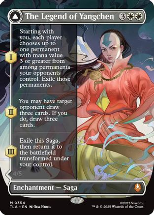 The Legend of Yangchen (Borderless) (TLA-354)  - Avatar: The Last Airbender