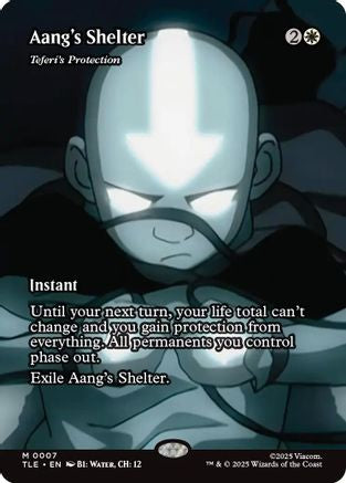 Aang's Shelter - Teferi's Protection (Borderless) (TLE-007)  - Avatar: The Last Airbender: Eternal-Legal
