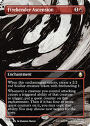 Firebender Ascension (Borderless) (TLA-312)  Foil - Avatar: The Last Airbender