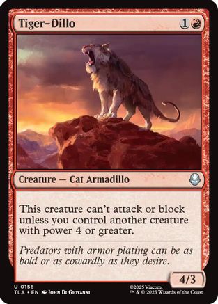 Tiger-Dillo (TLA-155)  Foil - Avatar: The Last Airbender