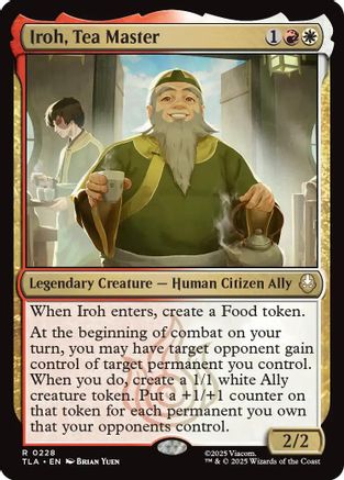 Iroh, Tea Master (TLA-228)  Foil - Avatar: The Last Airbender