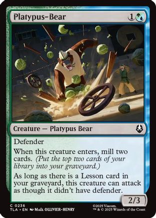 Platypus-Bear (TLA-236)  Foil - Avatar: The Last Airbender