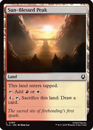 Sun-Blessed Peak (TLA-280)  Foil - Avatar: The Last Airbender