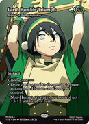 Earth Rumble Triumph - Return of the Wildspeaker (Borderless) (TLE-044)  Foil - Avatar: The Last Airbender: Eternal-Legal
