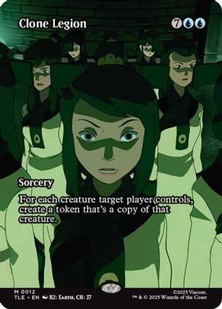 Clone Legion (Borderless) (TLE-012)  Foil - Avatar: The Last Airbender: Eternal-Legal