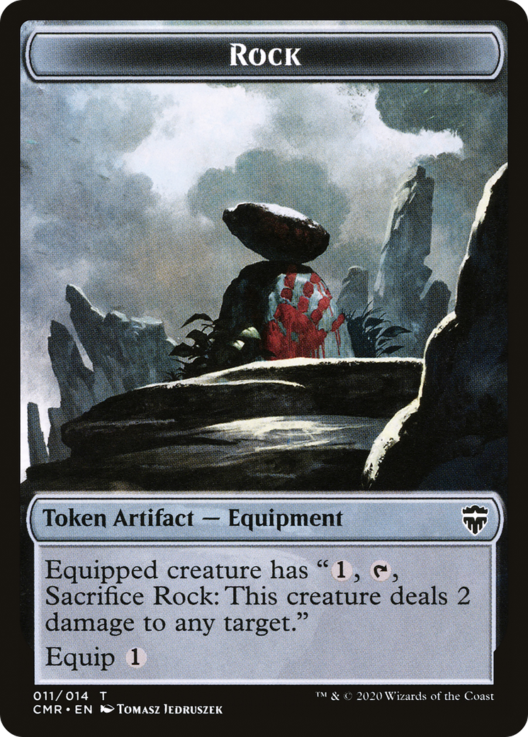 Rock Token (CMR-011) - Commander Legends Tokens