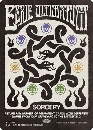 Eerie Ultimatum (SLC-005)  - Secret Lair Countdown Kit