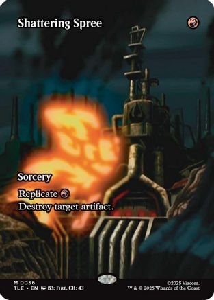 Shattering Spree (Borderless) (TLE-036)  - Avatar: The Last Airbender: Eternal-Legal