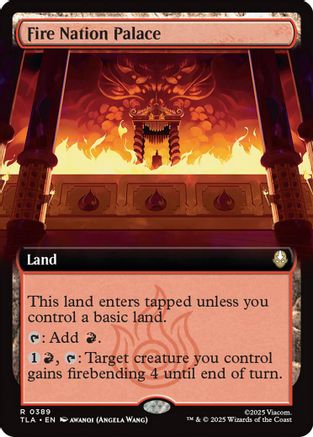 Fire Nation Palace (Extended Art) (TLA-389)  - Avatar: The Last Airbender