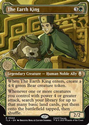 The Earth King (Showcase) (TLA-344)  Foil - Avatar: The Last Airbender