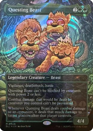 Questing Beast (Halo Foil) (SLC-044)  Foil - Secret Lair Countdown Kit
